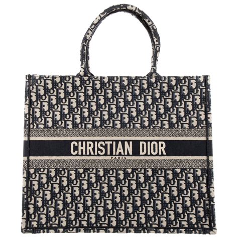 christian dior blue tote bag|christian dior canvas bag price.